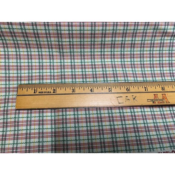 Virginia Robertson For Fabri-Quilt Inc. Plaid Cotton Fabric 44" Wide 1 Yard - Picture 5 of 11